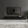 Hanah Home Avalon Soporte para televisión Madera Negra